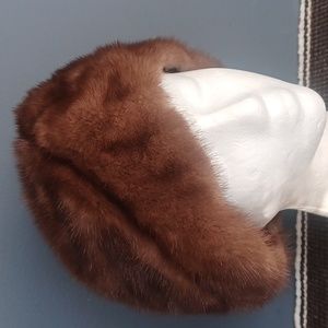 Real fur hat